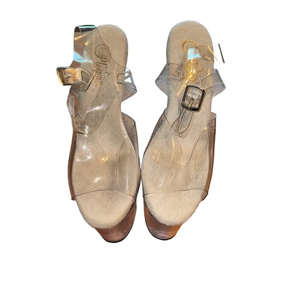 Pleasure Clear Platform high Heels - Picture 2 of 5